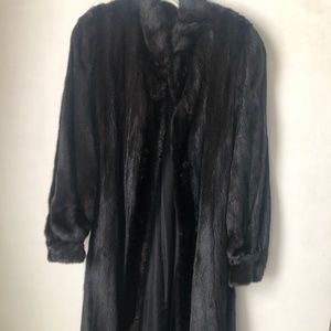 Anne Klein Mink fur coat